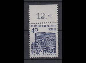 Berlin 245 mit Oberrand Deutsche Bauwerke 40 Pf postfrisch