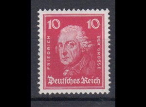 Deutsches Reich 390 Friedrich der Große 10 Pf postfrisch 