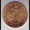 Goldmünze Österreich 1000 Schilling Einsetzung der Babenberger 976-1976