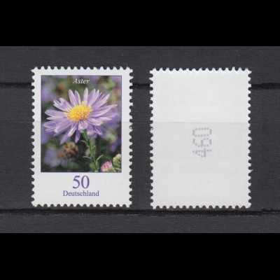 Bund 2463 RM mit ungerader Nummer Blumen Herbstaster 50 Cent postfrisch