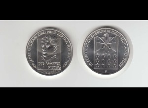 Silbermünze 10 Euro stempelglanz 2005 Bertha von Suttner 