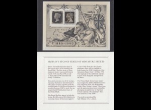 Vignette One Pound 1840-1990 mit Beschreibung