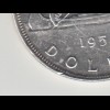 Silbermünze Kanada 1 Dollar 1950 Kanu 