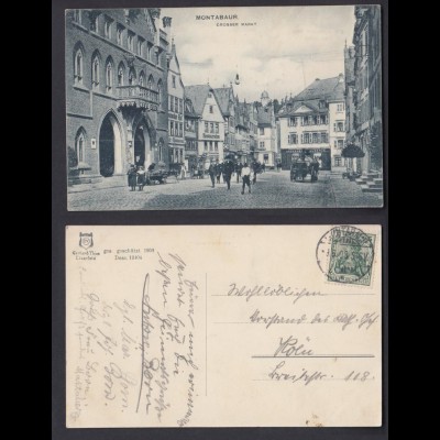 Ansichtskarte Montabaur Grosser Markt 1908
