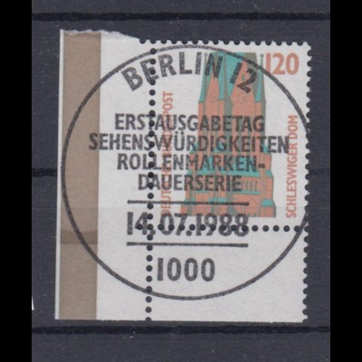 Bund 1375 Eckrand links unten SWK 120 Pf ESST Berlin 