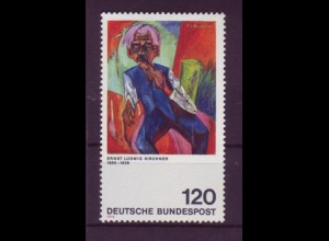 Bund 823 II mit Plattenfehler Deutscher Expressionismus 120 Pf postfrisch