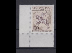 Bund 1445 Eckrand links unten 500 Jahre Postverbindung in Europa postfrisch