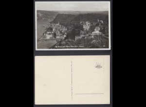 Ansichtskarte St. Goar mit Burg Rheinfels am Rhein Karte nicht gelaufen