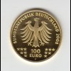 Goldmünze 100 Euro 2008 UNESCO Weltkulturerbe Altstadt Goslar