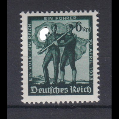 Deutsches Reich 663 Volksabstimmung in Österreich 6 Pf postfrisch