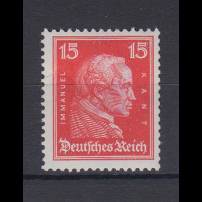 Deutsches Reich 391 Johann Wolfgang v. Goethe 15 Pf postfrisch 