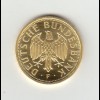Goldmünze Goldmark 1 Deutsche Mark 2001 zum Abschied von der Deutschen Mark