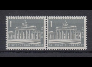 Berlin 140 x waagerechtes Paar Berliner Stadtbilder 1 Pf postfrisch
