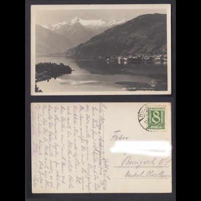 Ansichtskarte Österreich Zell am See mit Kitzsteinhorn 1926