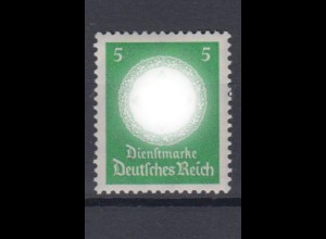 Deutsches Reich Dienst D 134 WZ Einzelmarke 5 Pf postfrisch