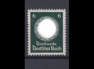 Deutsches Reich Dienst D 135 WZ Einzelmarke 6 Pf postfrisch