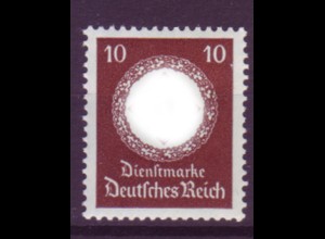 Deutsches Reich Dienst D 137 WZ Einzelmarke 10 Pf postfrisch