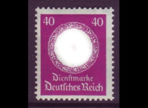 Deutsches Reich Dienst D 142 WZ Einzelmarke 40 Pf postfrisch