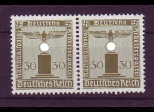 Deutsches Reich Dienst D 164 ohne WZ waagerechtes Paar 30 Pf postfrisch 
