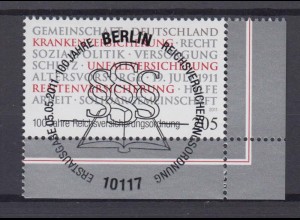 Bund 2868 Eckrand rechts unten Reichsversicherungsordnung 205 C ESST Berlin