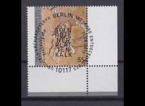 Bund 2887 Eckrand rechts unten 150 J. Entdeckung des Urvogels 55 C ESST Berlin