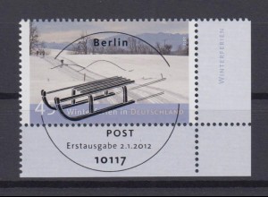 Bund 2904 Eckrand rechts unten Winterferien in Deutschland 45 C ESST Berlin