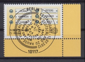 Bund 2941 Eckrand rechts unten In Deutschland zu Hause 55 C ESST Berlin