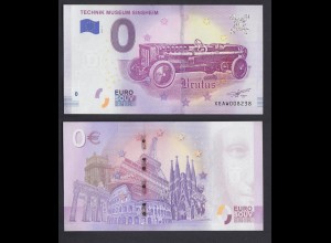 0 Euro Souvenir Schein XE AW 2018-2 DE Brutus