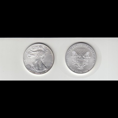 Silbermünze 1 OZ USA Liberty 1 Dollar 2009