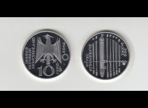 Silbermünze 10 Euro spiegelglanz 2014 300 Jahre Fahrenheit-Skala 