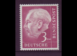Bund 196 Bundespräsident Theodor Heuss 3 DM postfrisch 