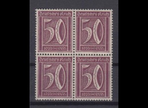 Deutsches Reich 183 a 4er Block Ziffern 50 Pf postfrisch 