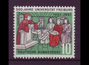 Bund 256 500 Jahre Universität Freiburg 10 Pf postfrisch 