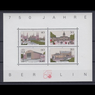 Berlin Block 8 750 Jahre Berlin postfrisch