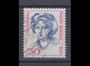 Berlin 845 Einzelmarke Frauen Luise von Preußen 250 Pf gestempelt /1
