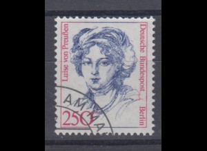Berlin 845 Einzelmarke Frauen Luise von Preußen 250 Pf gestempelt /2