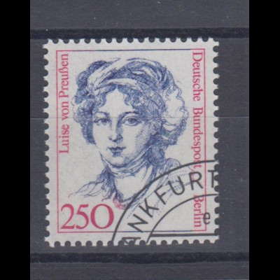 Berlin 845 Einzelmarke Frauen Luise von Preußen 250 Pf gestempelt /3