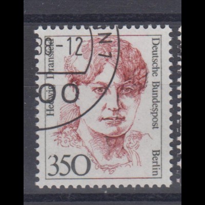 Berlin 849 Einzelmarke Frauen Fanny Hensel 300 Pf gestempelt /2
