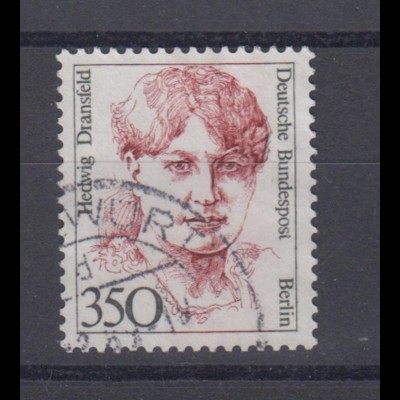 Berlin 849 Einzelmarke Frauen Fanny Hensel 300 Pf gestempelt /4