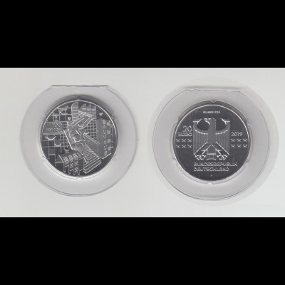 Silbermünze 20 Euro 2019 100 Jahre Bauhaus stempelglanz
