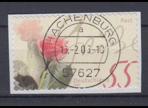 Bund 2321 SELBSTKLEBEND aus MH 51 Rosengruß 55 Cent gestempelt Hachenburg