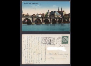 Ansichtskarte Koblenz Alte Moselbrücke gestempelt Koblenz 1937 Auf Reisen und