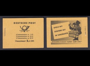 DDR Markenheftchen 3 b 2 Fünfjahresplan 1961 postfrisch 