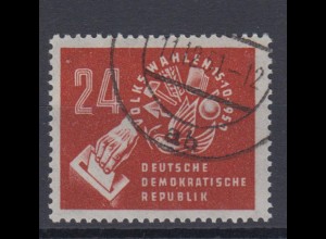 DDR 275 Volkswahlen am 15.10.1950 24 Pf gestempelt /3