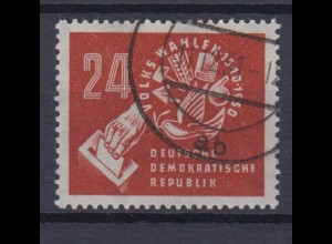 DDR 275 Volkswahlen am 15.10.1950 24 Pf gestempelt /6