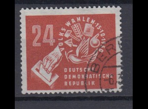 DDR 275 Volkswahlen am 15.10.1950 24 Pf gestempelt /8