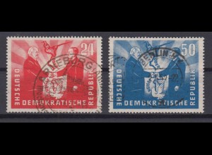 DDR 284-285 Deutsch-polnische Freundschaft 24 Pf + 50 Pf gestempelt /2