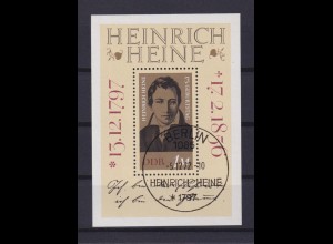DDR Block 37 175. Geburtstag von Heinrich Heine 1 M ESST Berlin