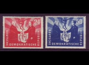 DDR 284-285 Deutsch-polnische Freundschaft 24 Pf + 50 Pf postfrisch
