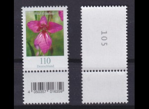 Bund 3471 EAN-Code RM mit ungerader Nummer Wild Gladiole 110 C postfrisch